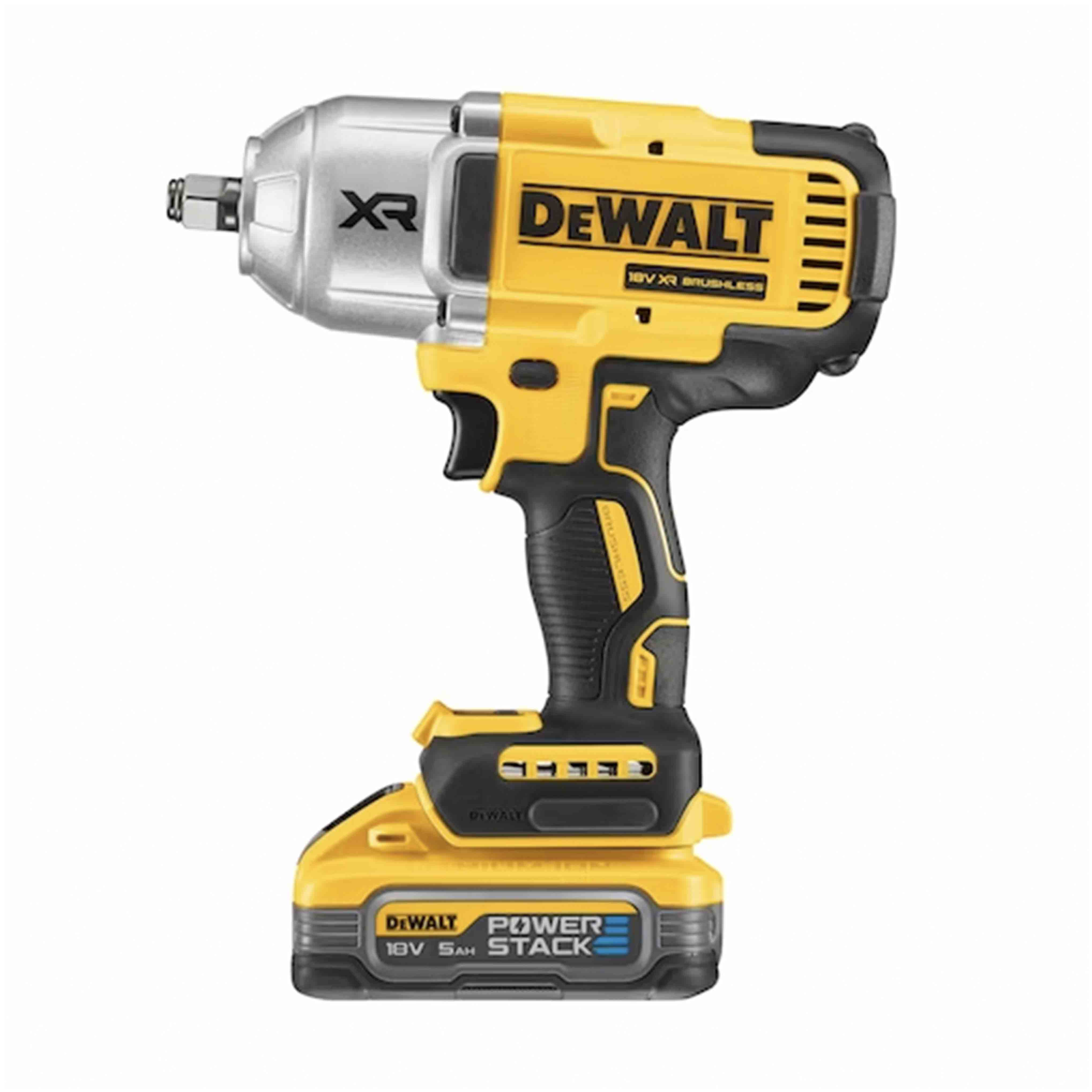 Avvitatore ad impulsi alta potenza 4 modalità 18V XR BRUSHLESS attacco 1/2” M HOG RING (2 batterie Powerstack 5Ah) in VALIGETTA TSTACK e ACCESSORI - DeWALT Avvitatore ad impulsi alta potenza 4 modalità 18V XR BRUSHLESS attacco 1/2” M HOG RING (2 batterie Powerstack 5Ah) in VALIGETTA TSTACK e ACCESSORI - DeWALT